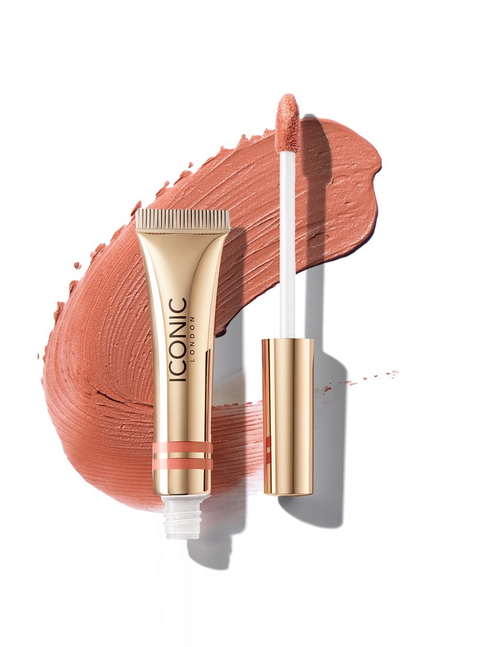 Iconic London Cloud Kiss Matte Lip Mousse in Show Off Deep Pink Nude Lipstick